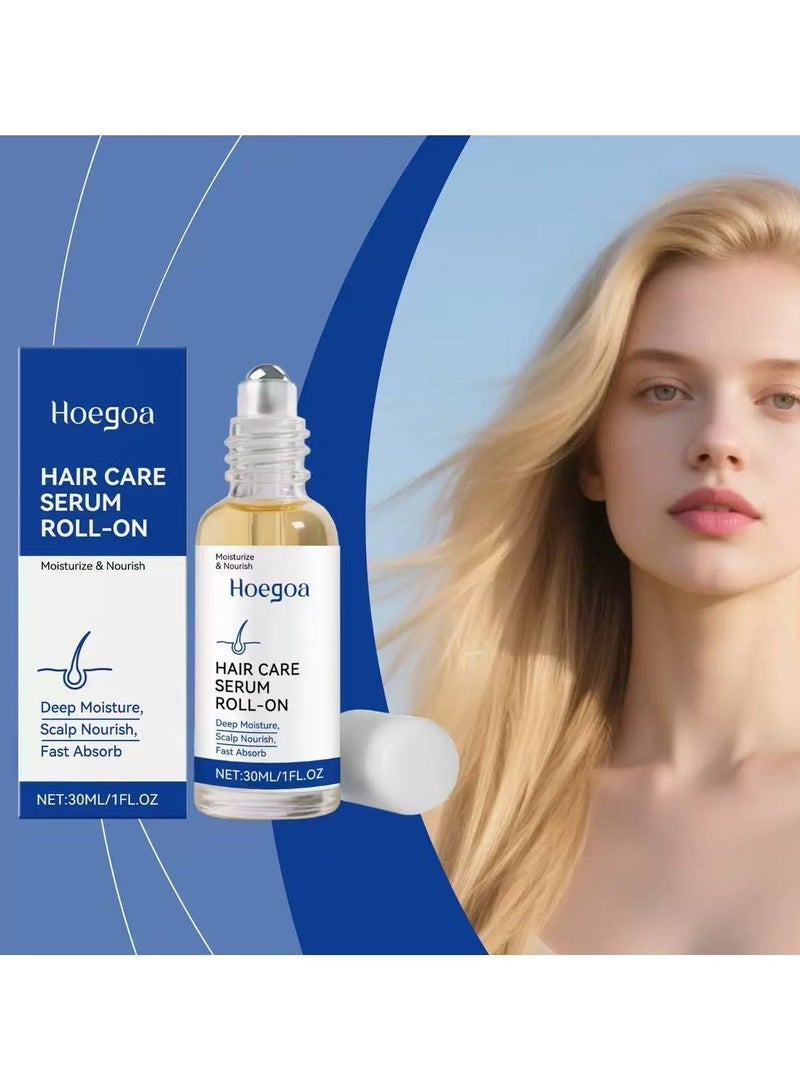 HOEGOA Hair Growth Serum Roll On丨with 3% Rosemary, 3% Redensyl, 2% Anagain, 1% DHQ, Biotin & Niacinamide | Stimulates Hair Follicles丨Hair Loss Treatment & Strengthens丨for Men & Women丨30ml - Image 4